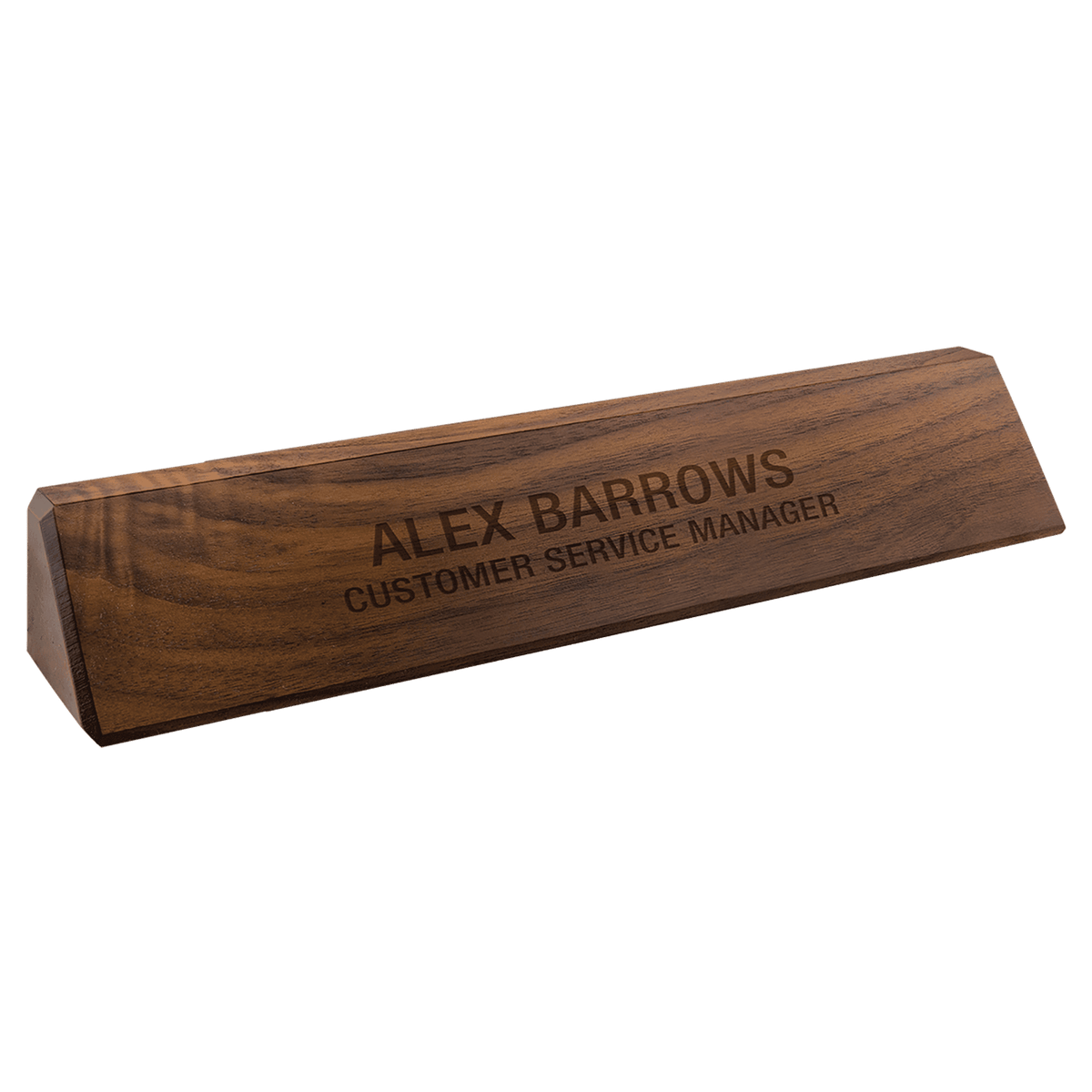 12 1/2" Genuine Walnut Desk Wedge