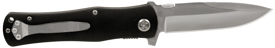 4 1/2" Black Anodized Aluminum Handle Knife