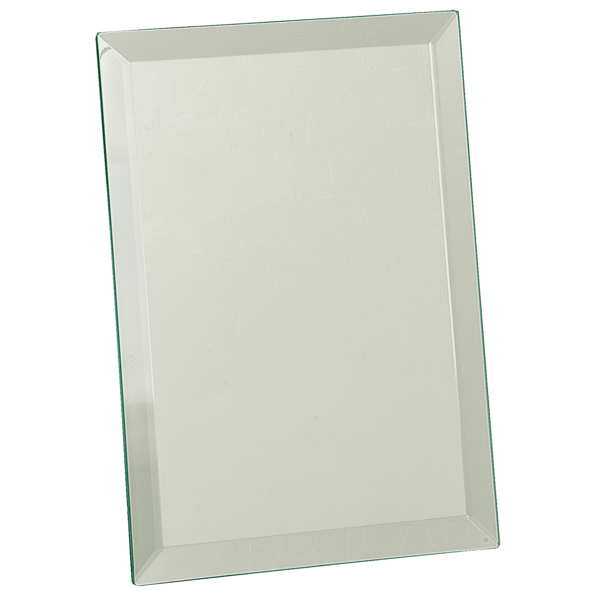 6" x 8" Clear Mirror Glass Plaque