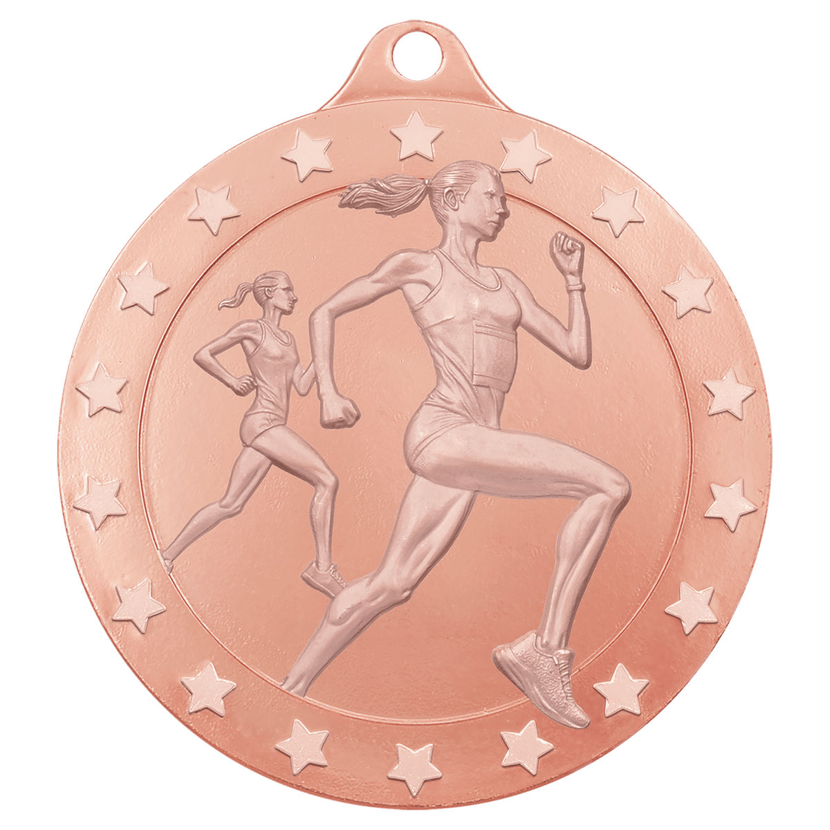 2" Radiance Female Cross Country Medal - Bronze