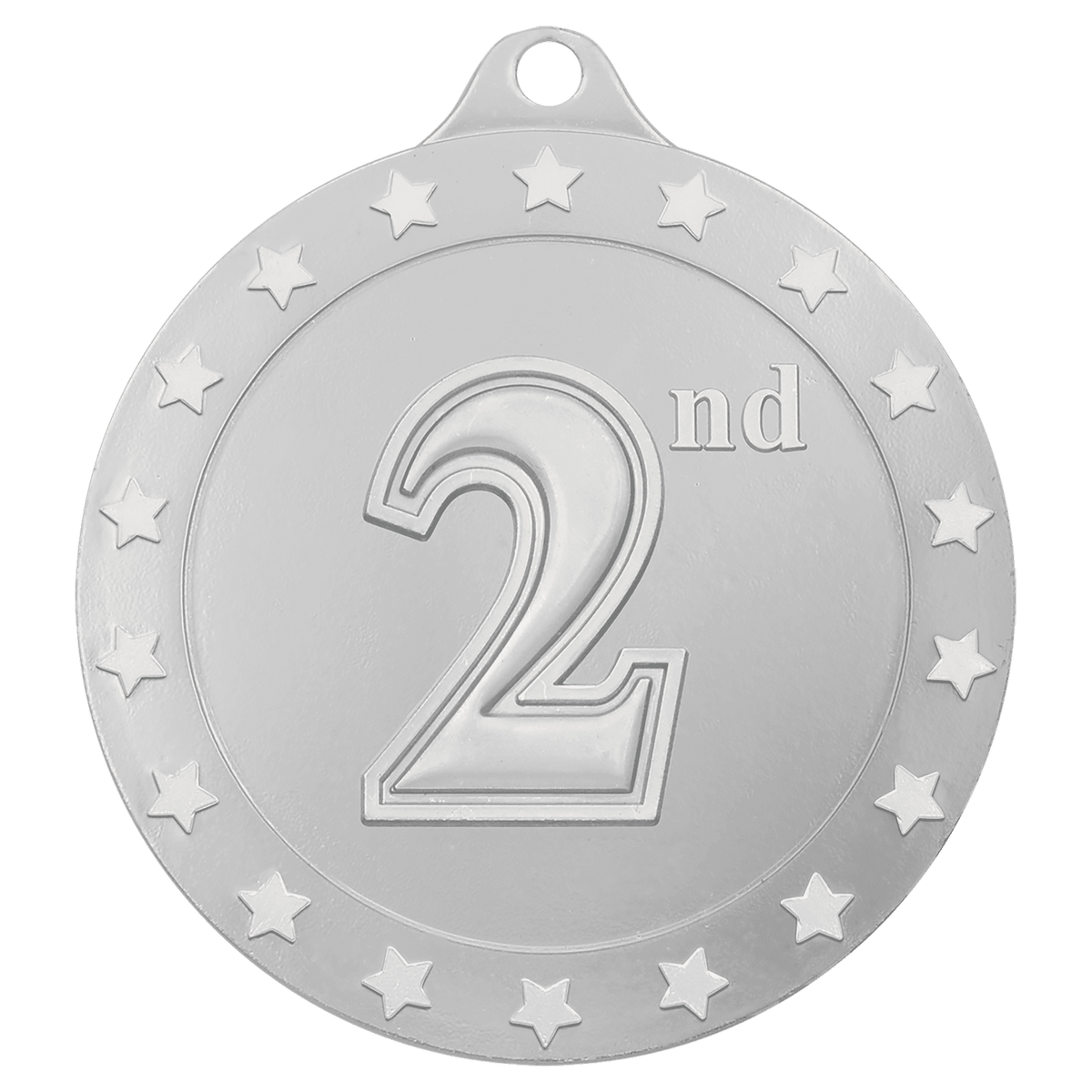 Silver 2 3/4" Radiance 2nd Place Medal