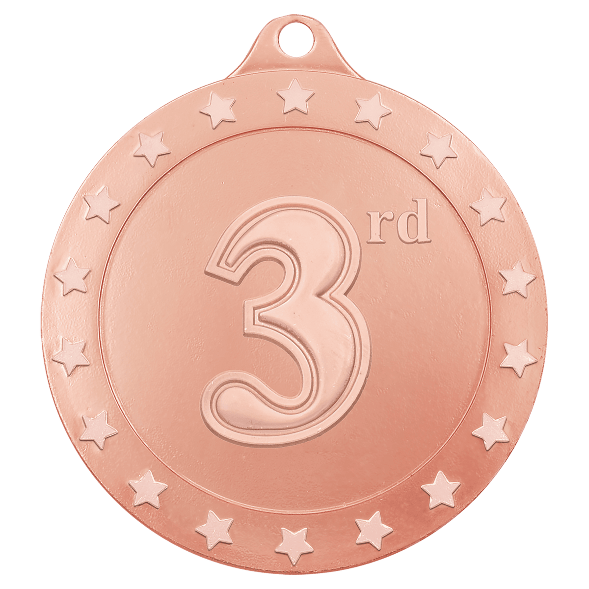 Bronze 2 3/4" Radiance 3rd Place Medal