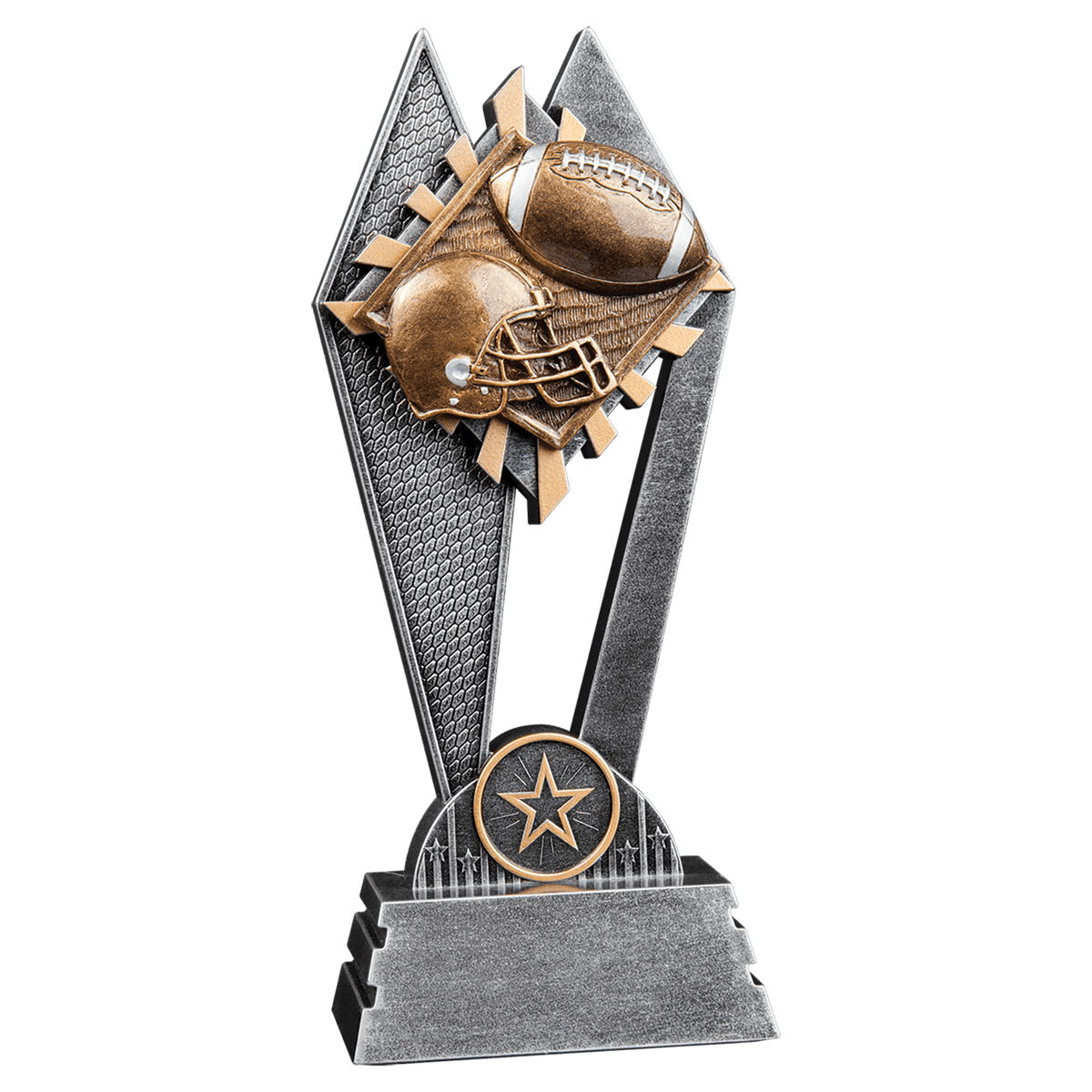 8" Football Sun Ray Award