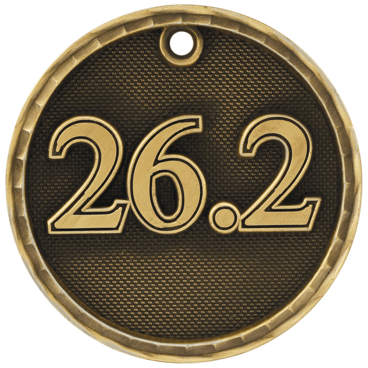 Antique Gold 2" 3D Marathon Medal