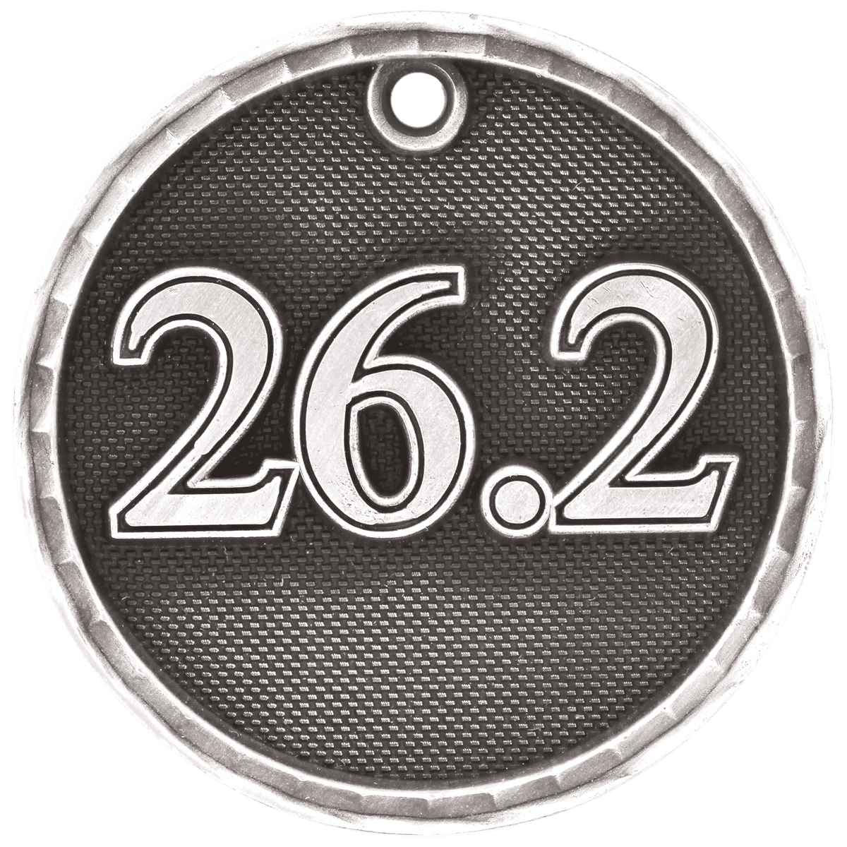 Antique Silver 2" 3D Marathon Medal
