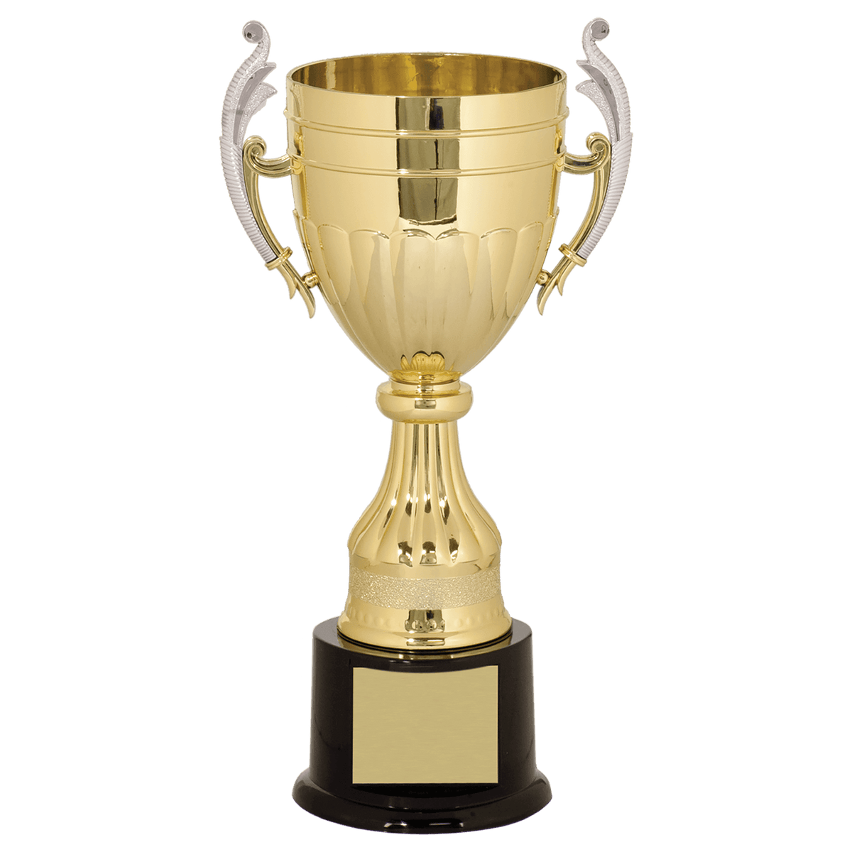11" Gold/Silver Plastic Completed Cup Trophy