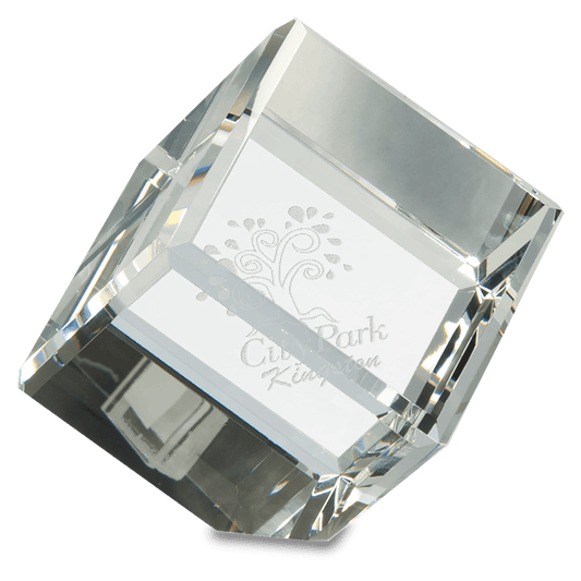 3" 2 3" x 3" Crystal Cube
