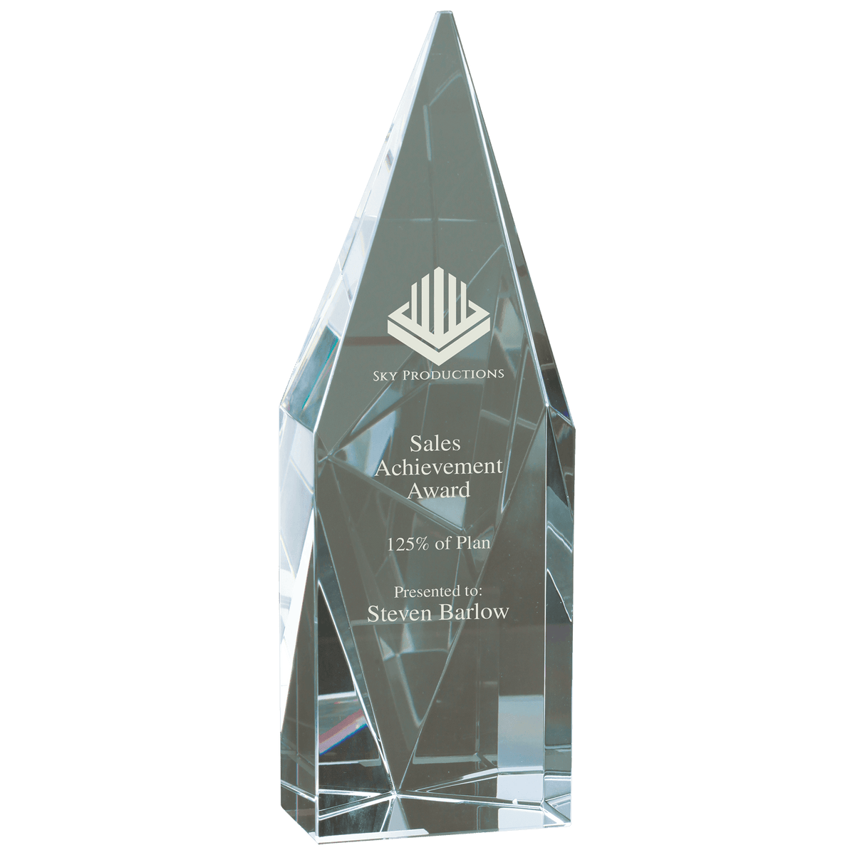 7 3/4" Crystal Diamond Tower