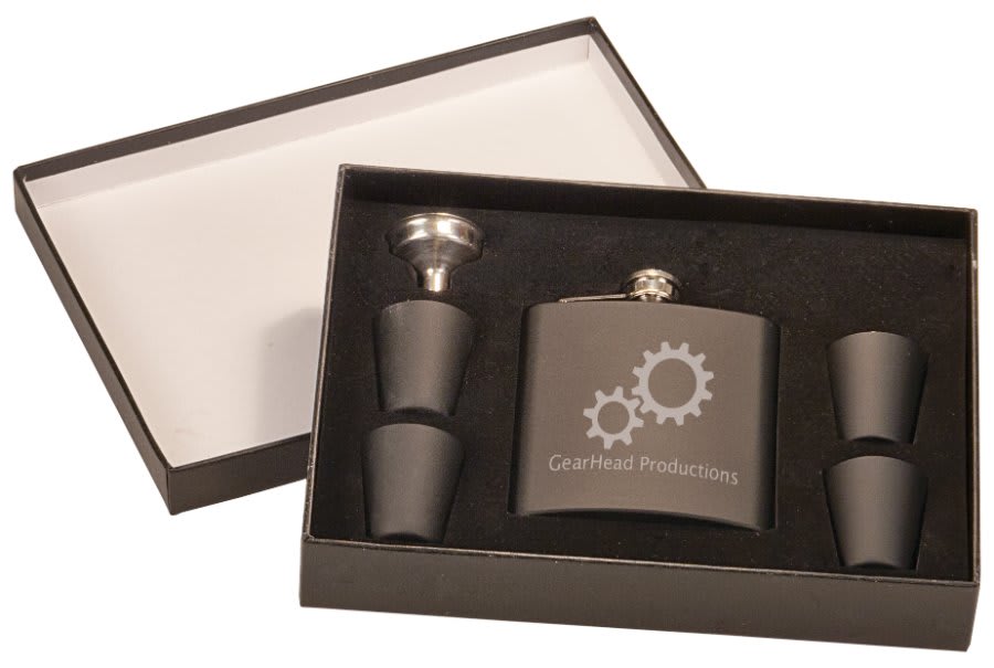 Matte Black Black 6 oz. Presentation Box