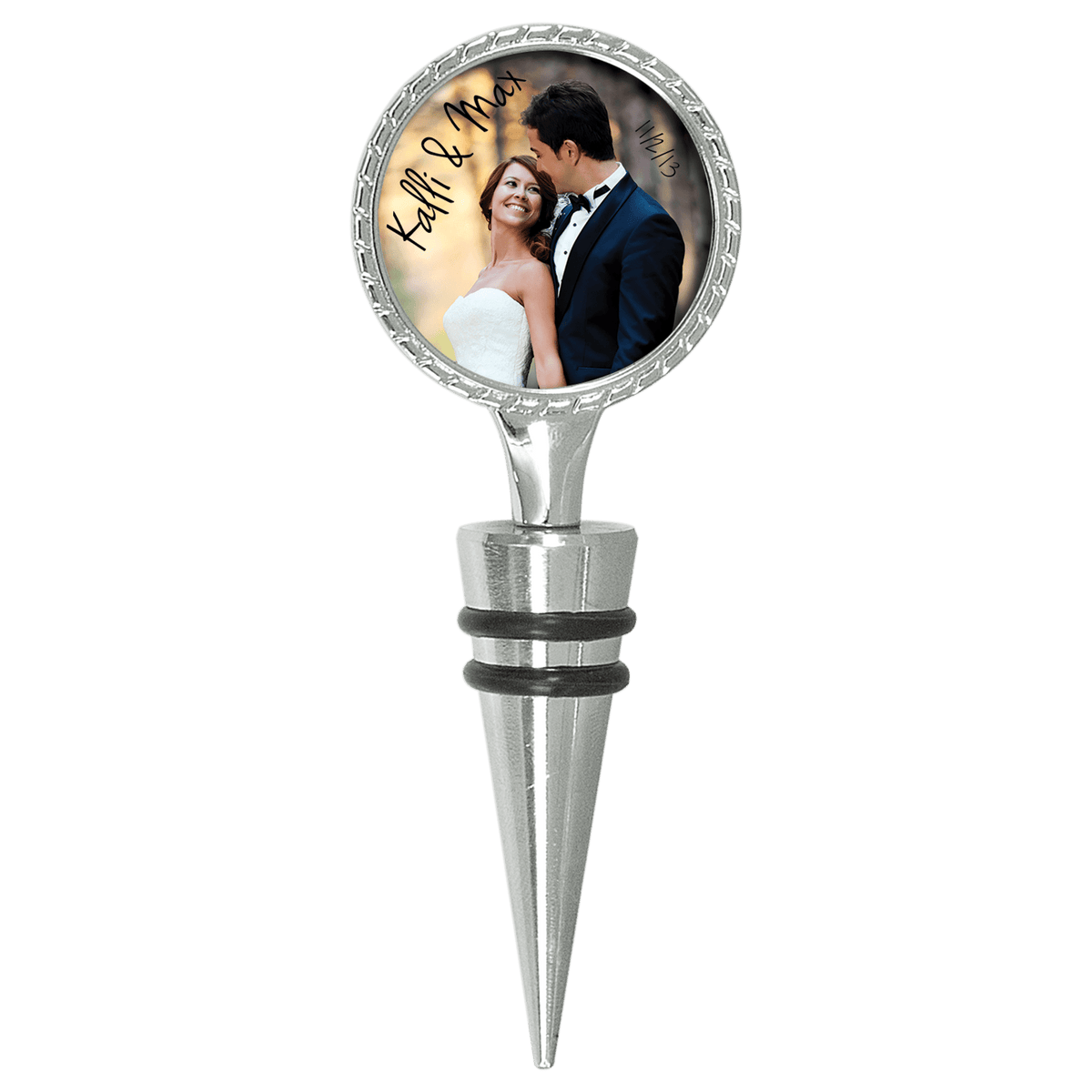 2-Sided Wine Stopper 1 1/2" Insert Holder/Insert Not Included