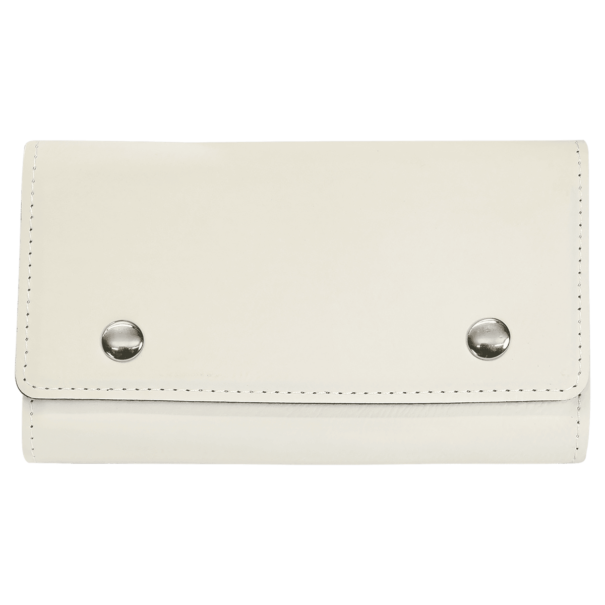 White Laserable Leatherette Card & Dice Set