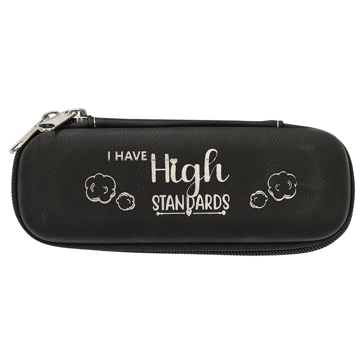 Black/Silver 7" x 2 1/2" x 1 3/4" Smoke Case