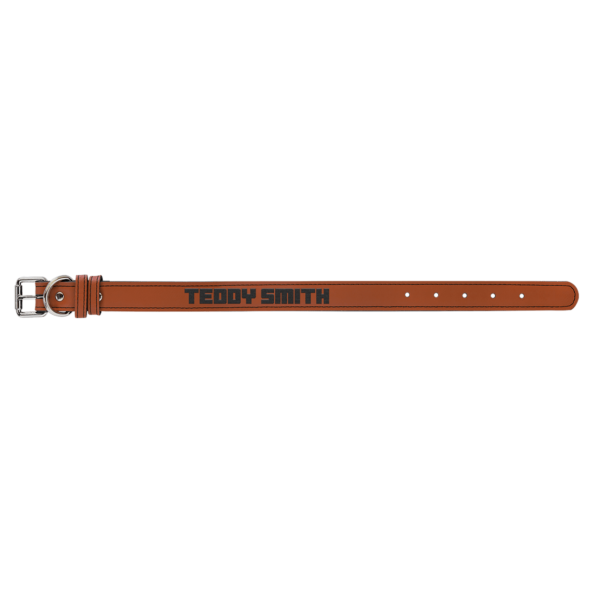 Rawhide Medium 19" x 1" Laserable Leatherette Dog Collar
