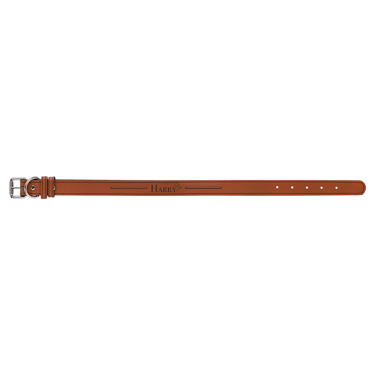 Rawhide Large 23" x 1" Laserable Leatherette Dog Collar