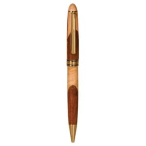 Wide Maple/Rosewood Pen