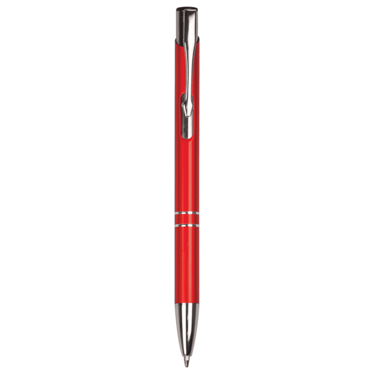 Red with Silver Trim Laserable Pen