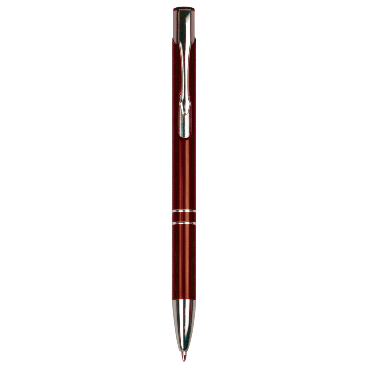 Burgundy with Silver Trim Laserable Pen