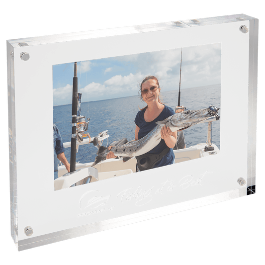 8" x 6" Clear Rectangle Magnetic Acrylic