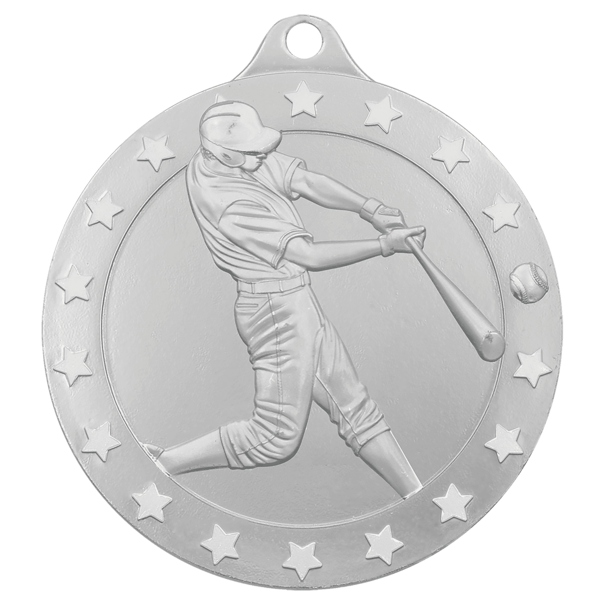 2" Radiance Baseball Medal - Silver