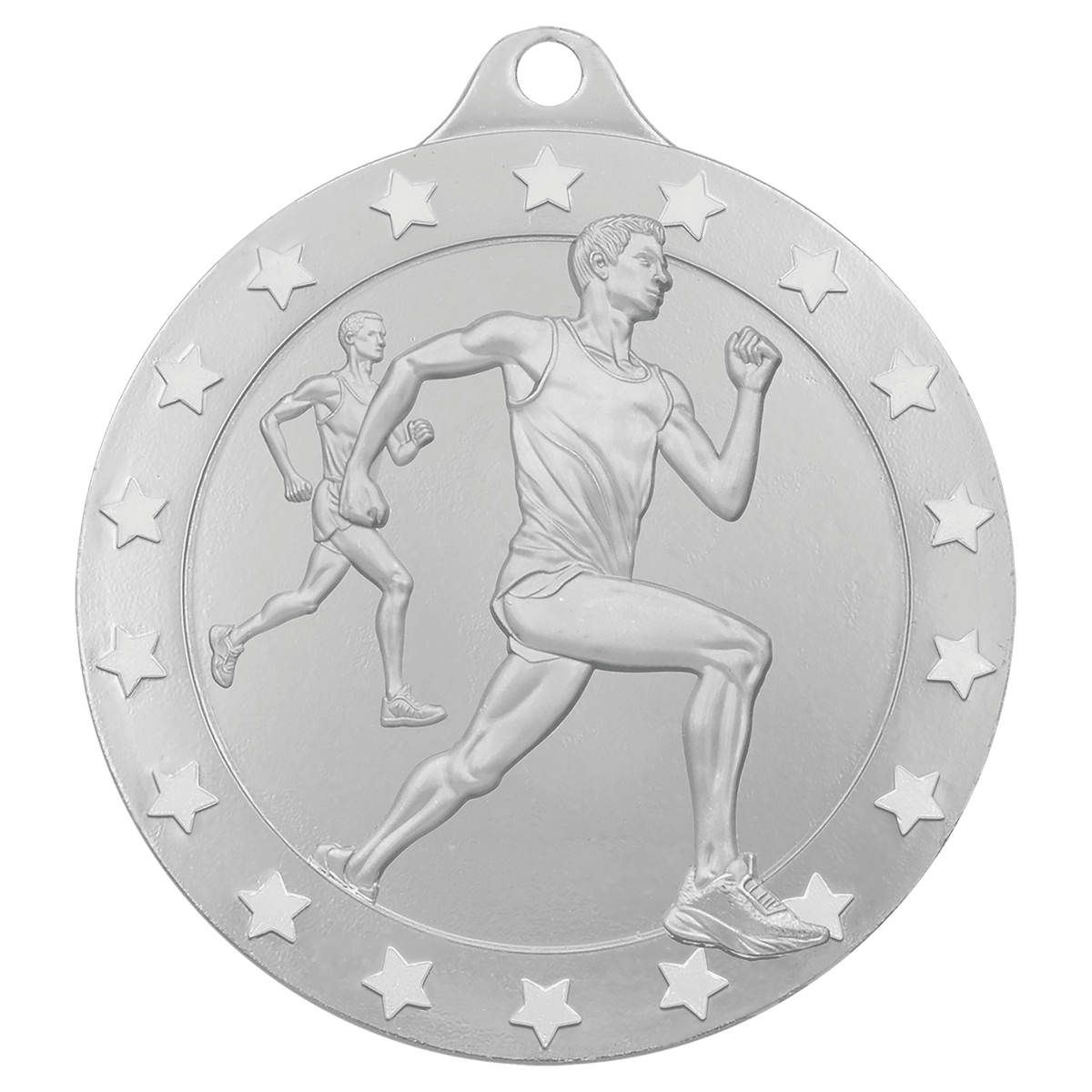 2" Radiance Male Cross Country Medal - Silver
