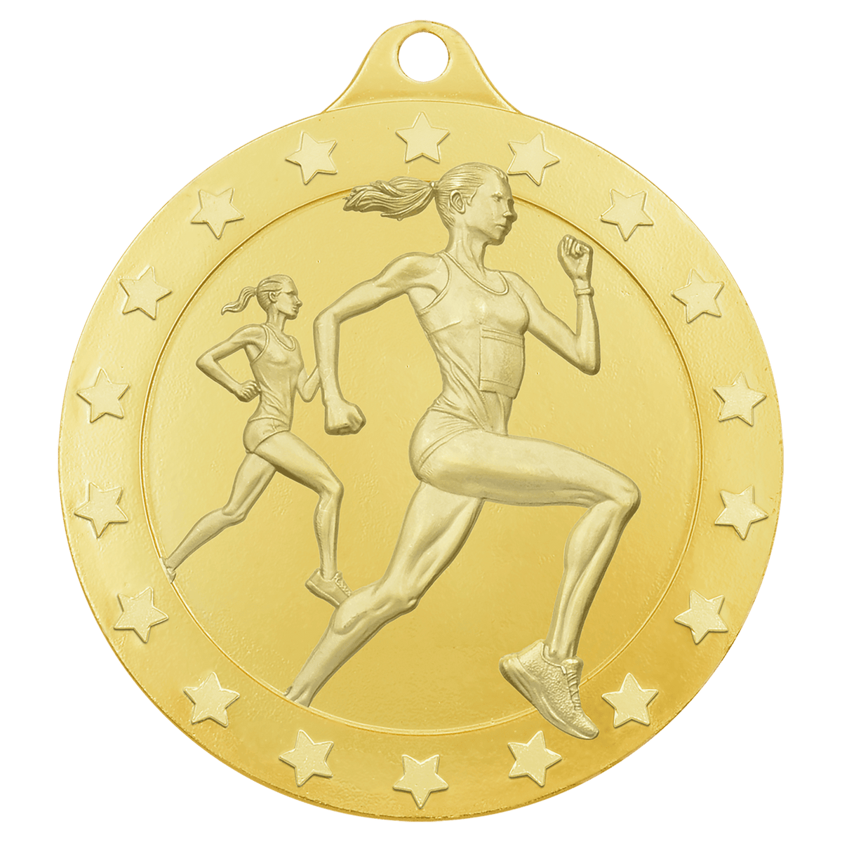 2" Radiance Female Cross Country Medal - Gold