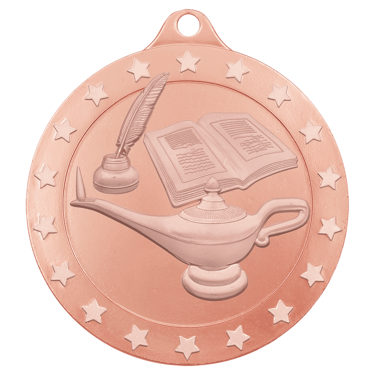 2" Radiance Lamp of Knowledge Medal - Bronze