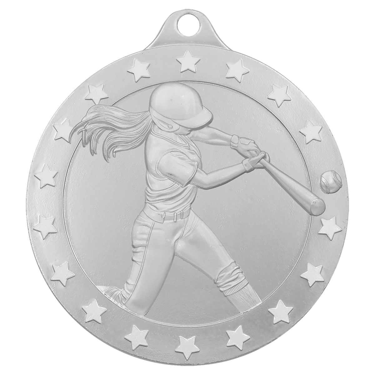 2" Radiance Softball Medal - Silver