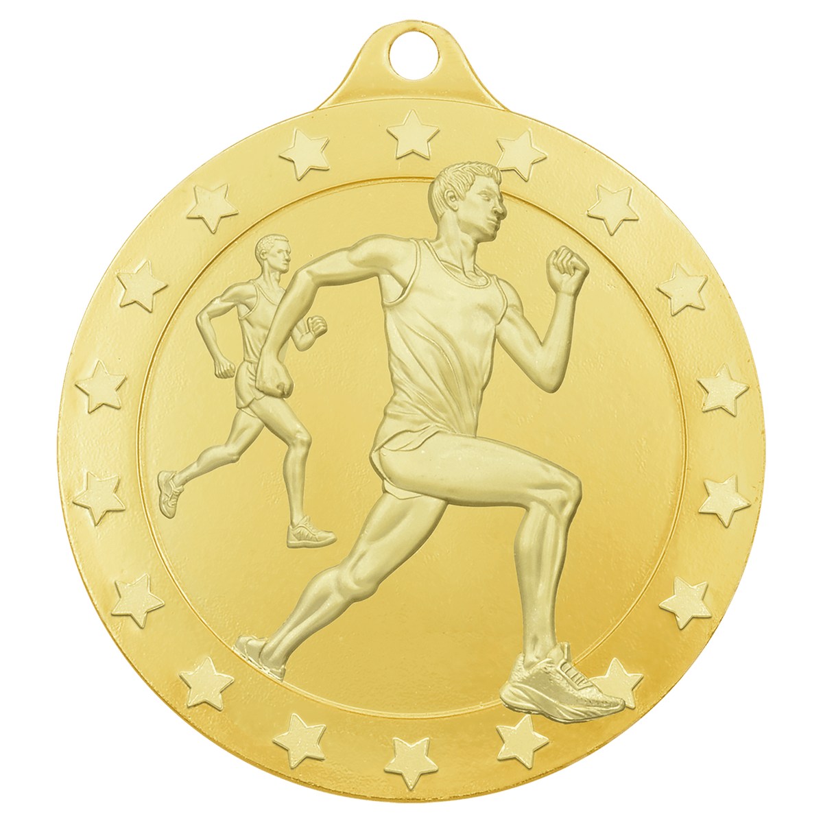 2 3/4" Radiance Male Cross Country Medal - Gold