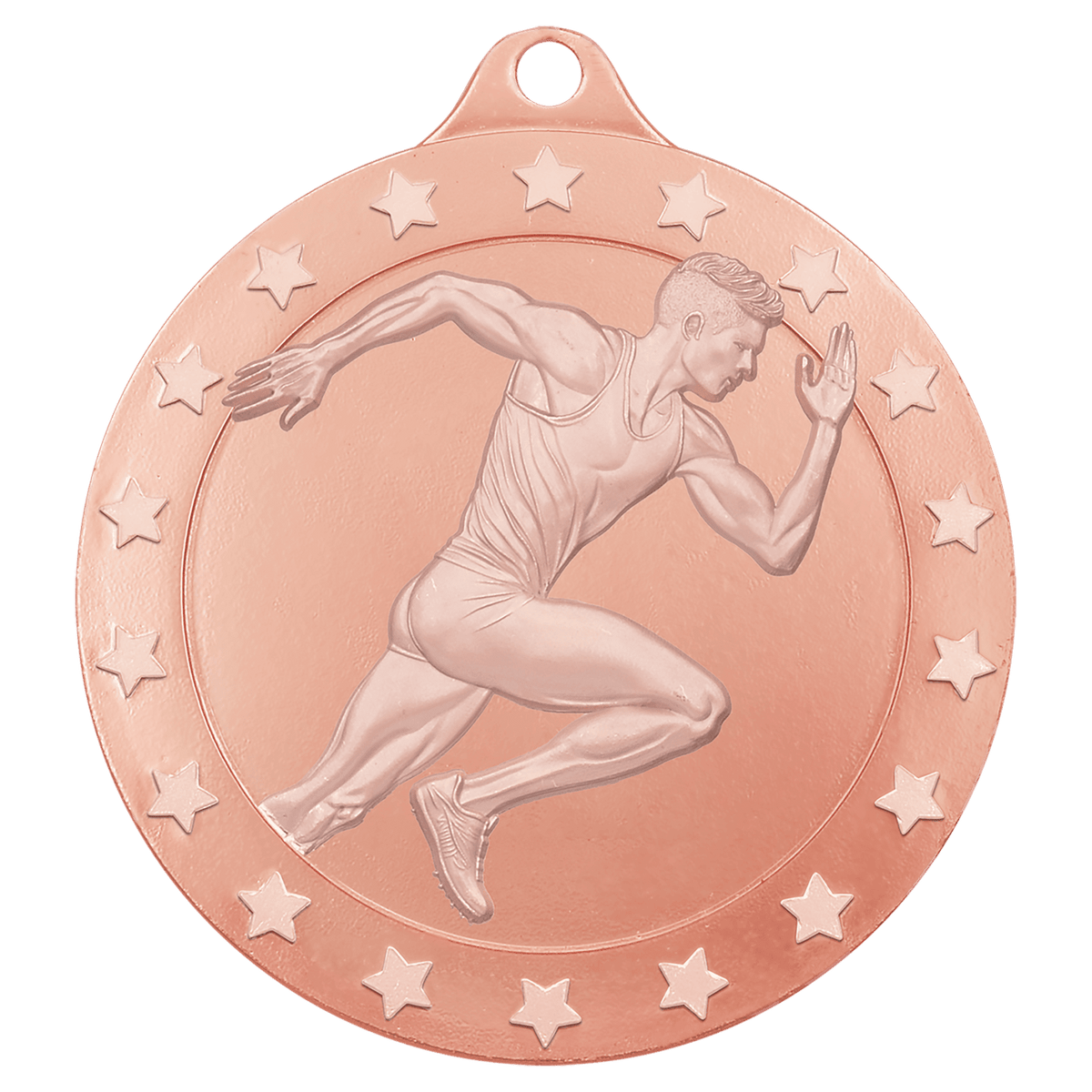 2 3/4" Radiance Male Track Medal - Bronze
