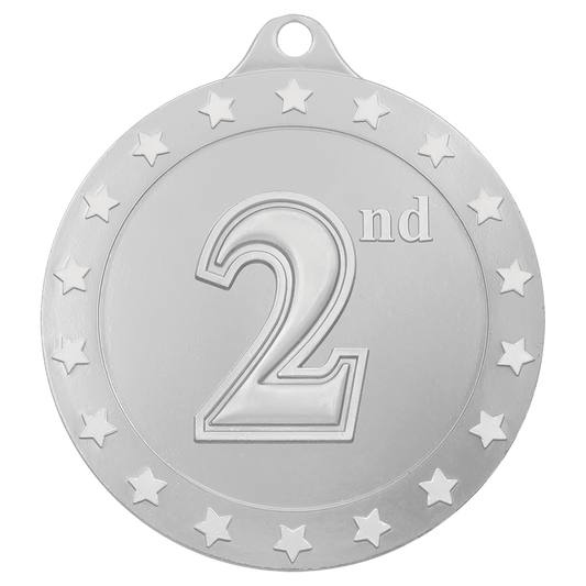 Silver 2 3/4" Radiance 2nd Place Medal
