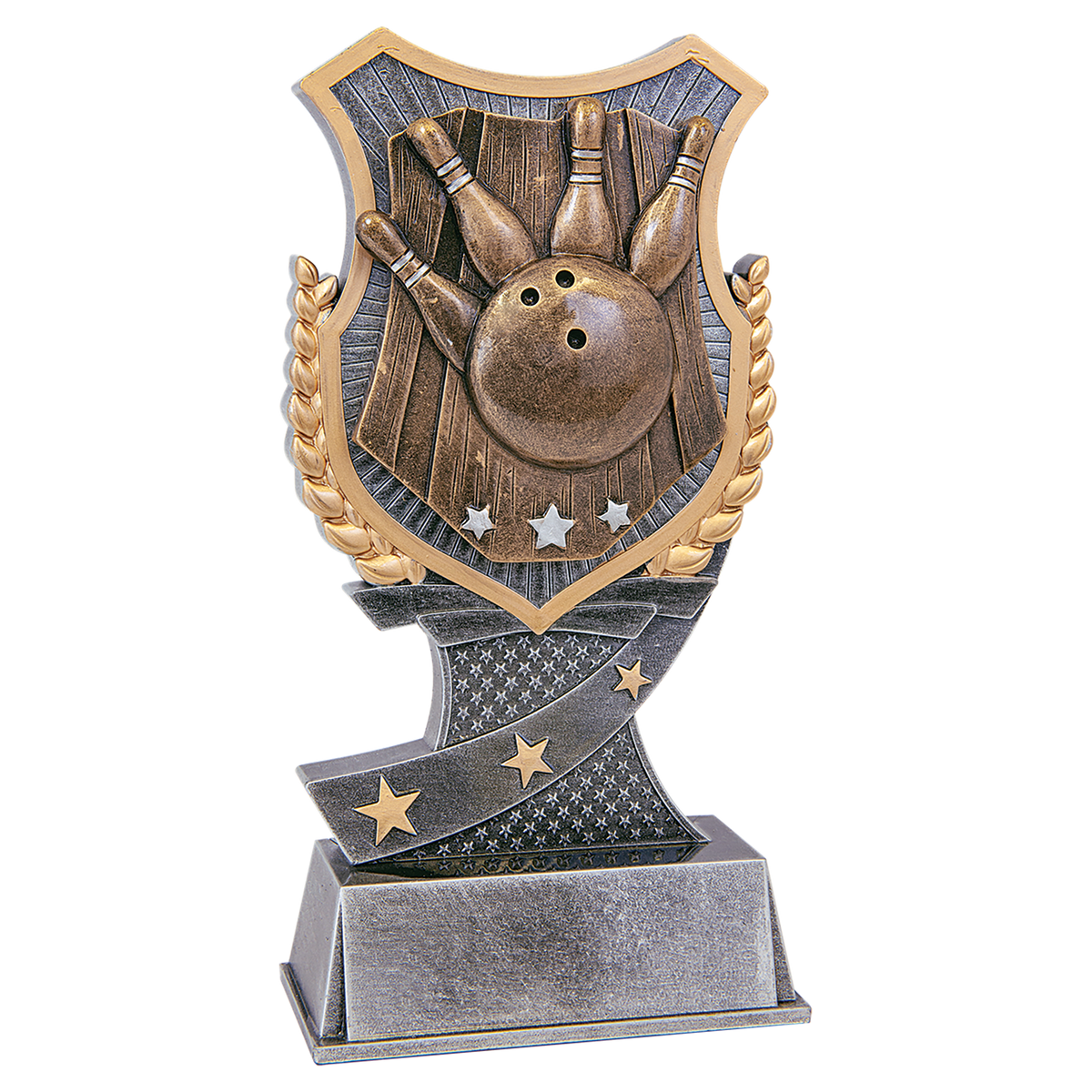 7" Bowling Shield Award