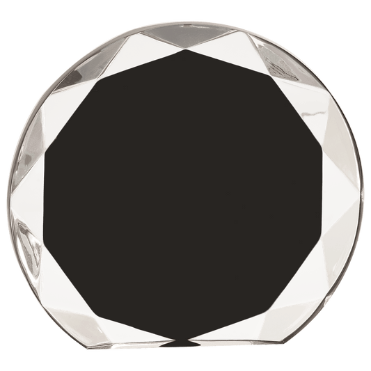 Black 6 1/4" Sunburst Acrylic
