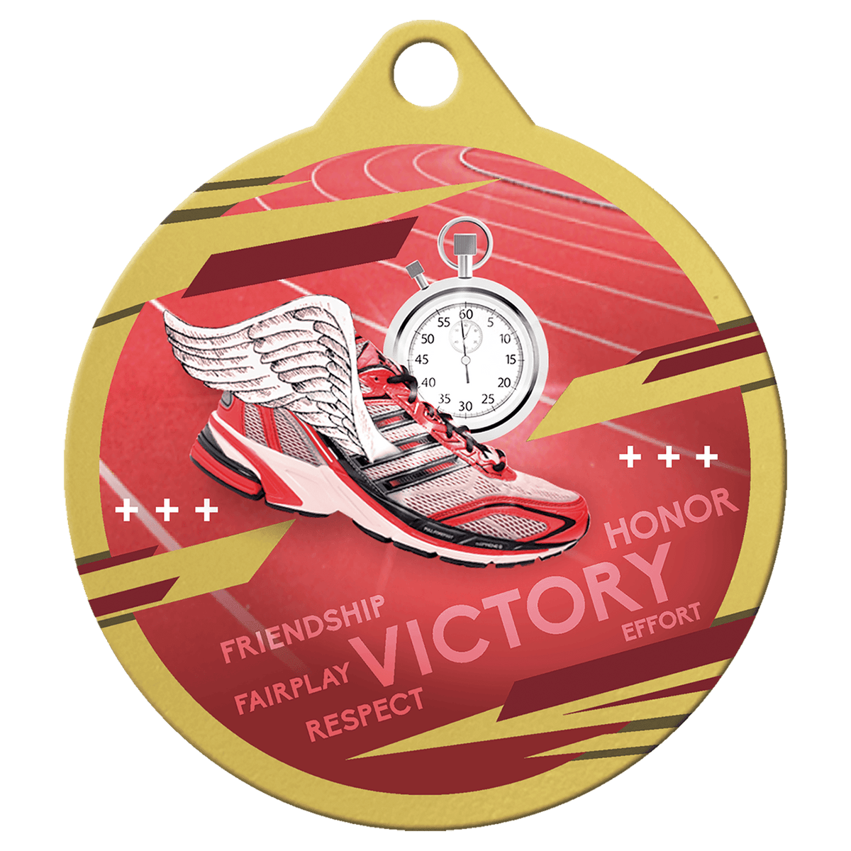 2" Inspire Track Medal - Gold