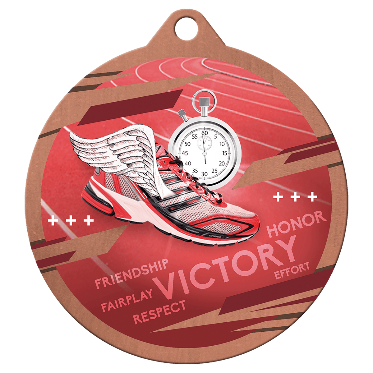 2 3/4" Inspire Track Medal - Bronze