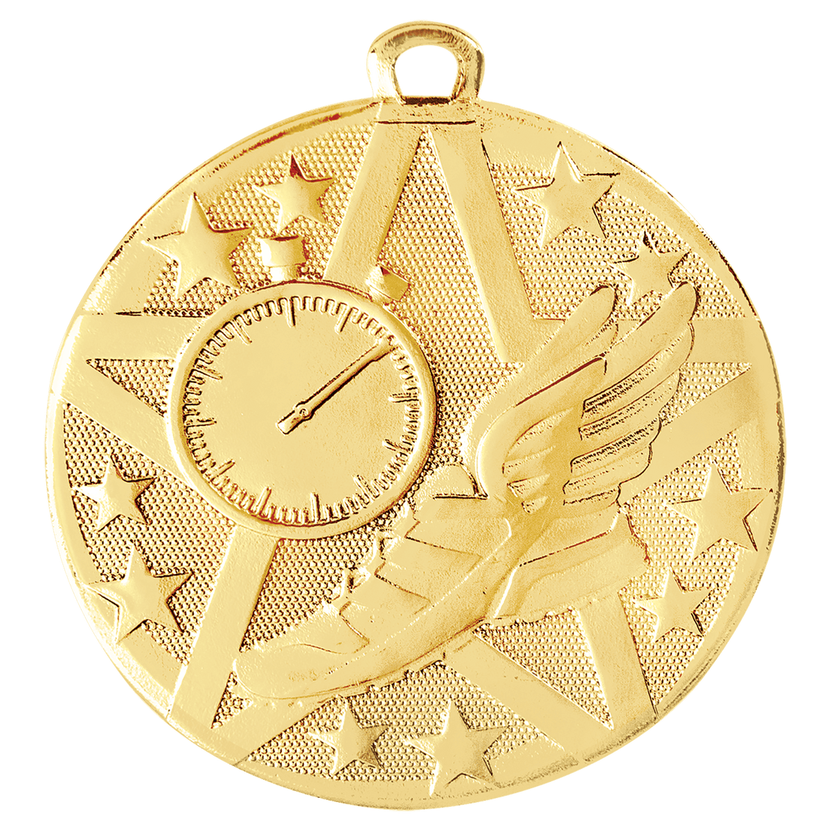 Gold 2" Superstar Track Medal