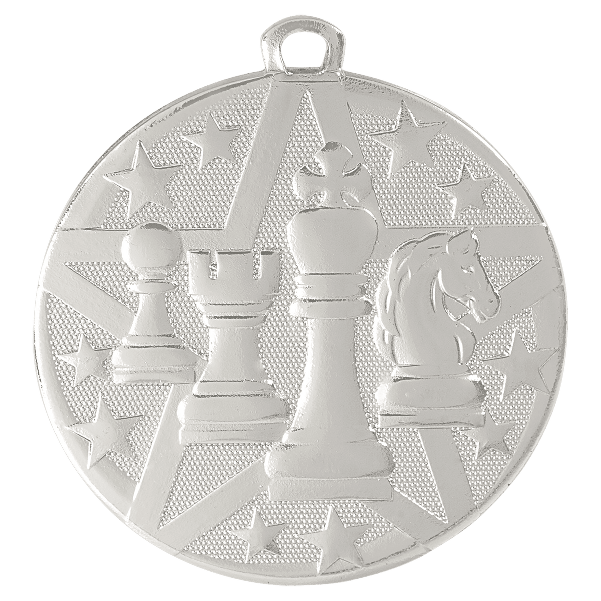 Silver 2" Superstar Chess Medal
