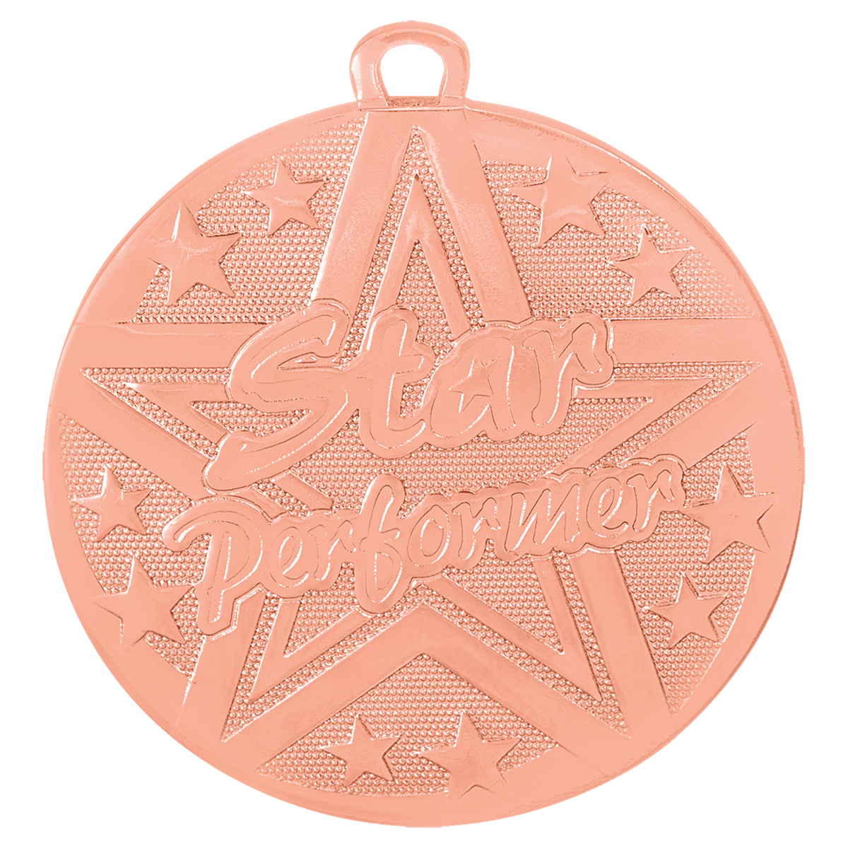 Bronze 2" Superstar Star Performer Medal