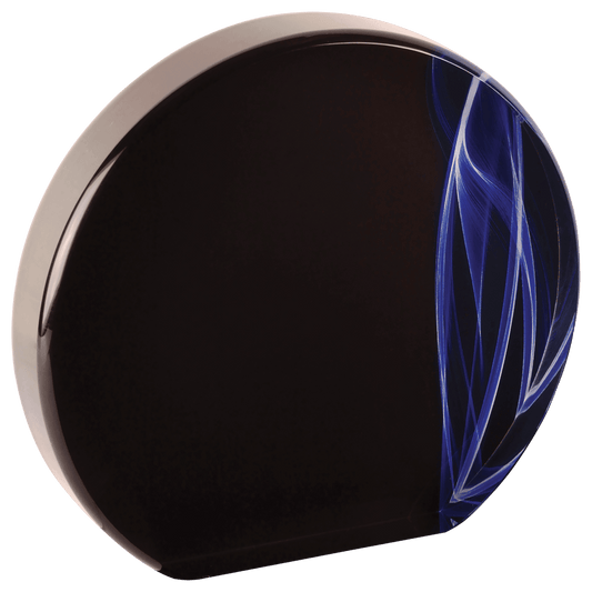 Blue 5" Round Vapor Acrylic