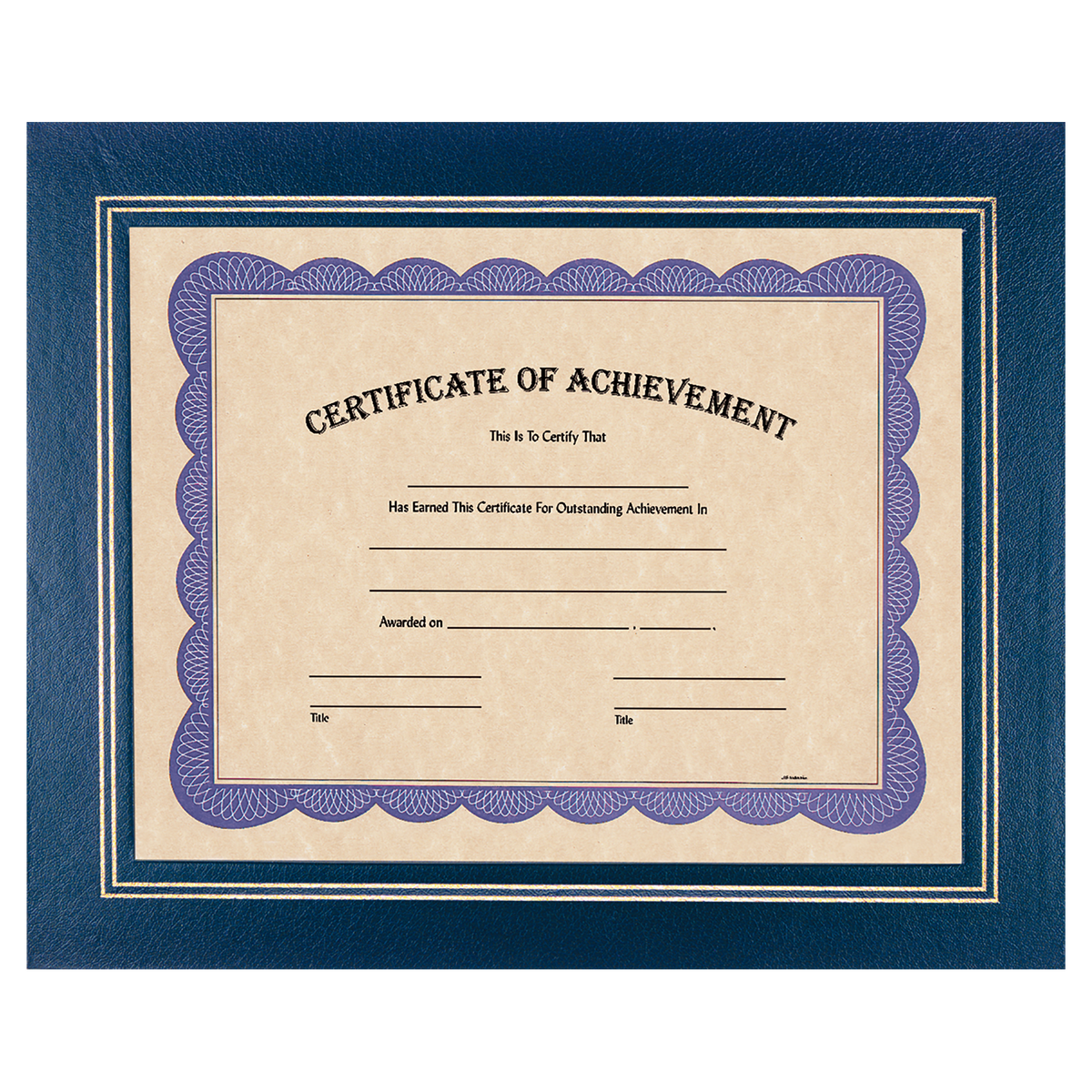 13 1/4" x 10 3/4" Blue Certificate Holder